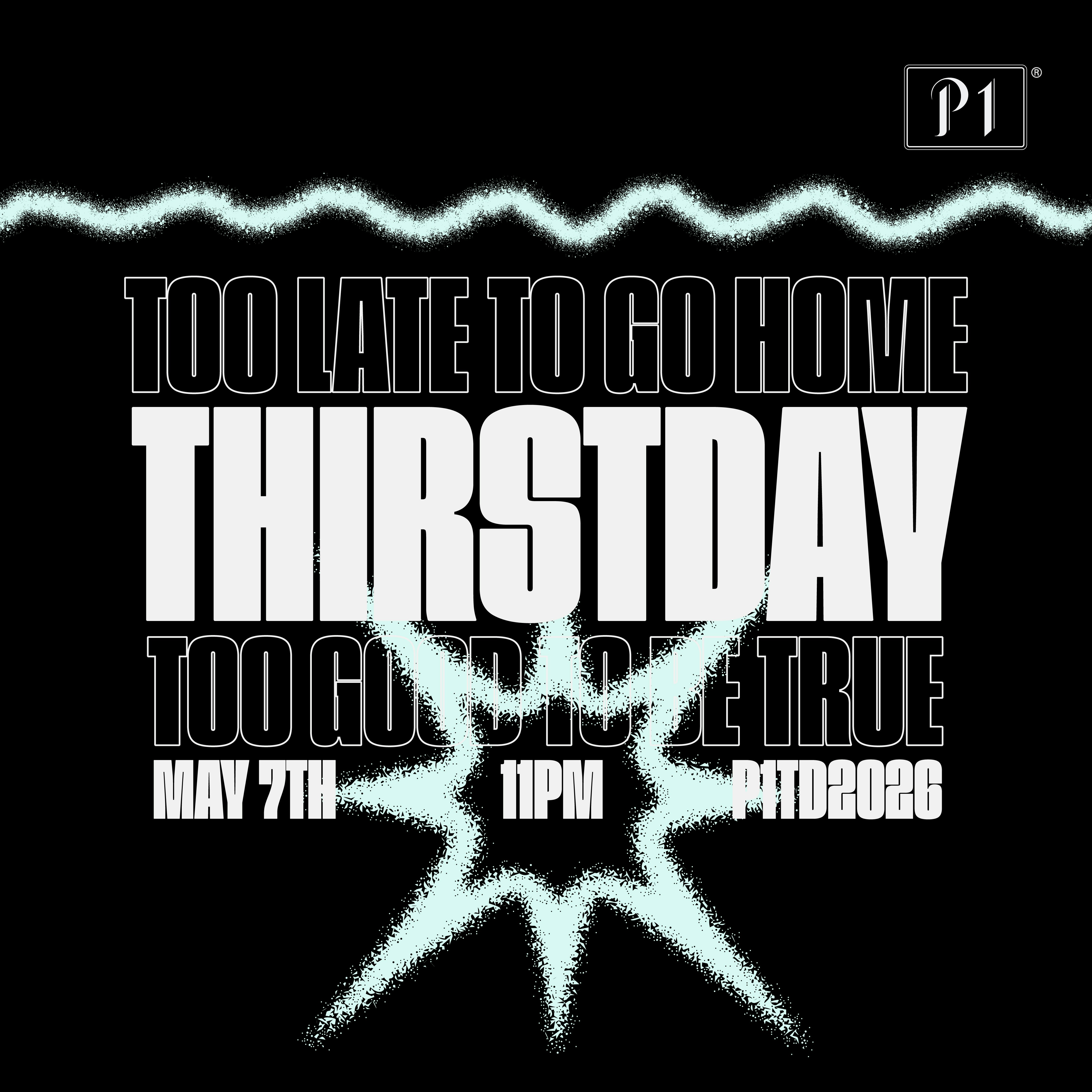 THIRSTDAY - Techno Party in München