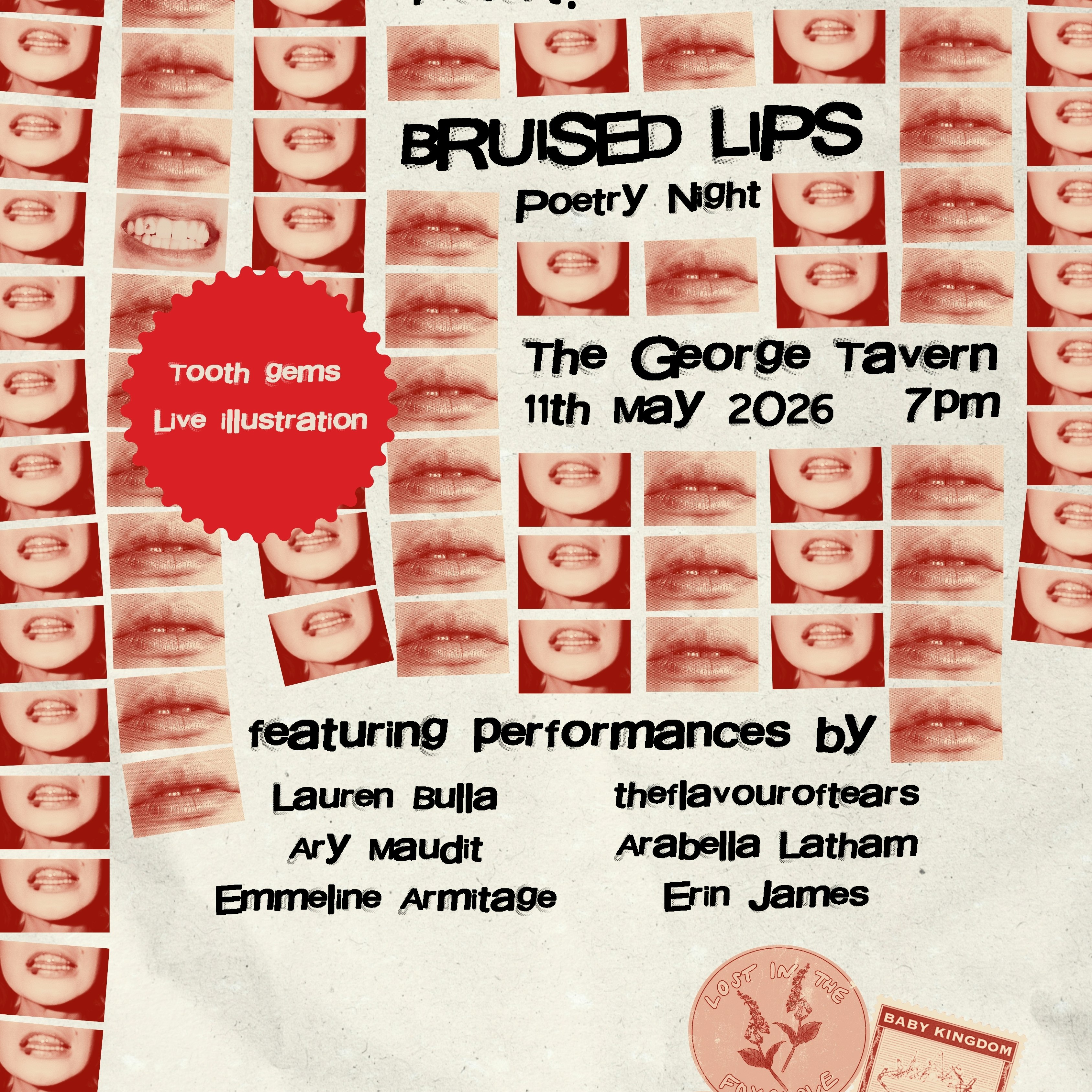 Baby Queen: Bruised Lips Poetry Night