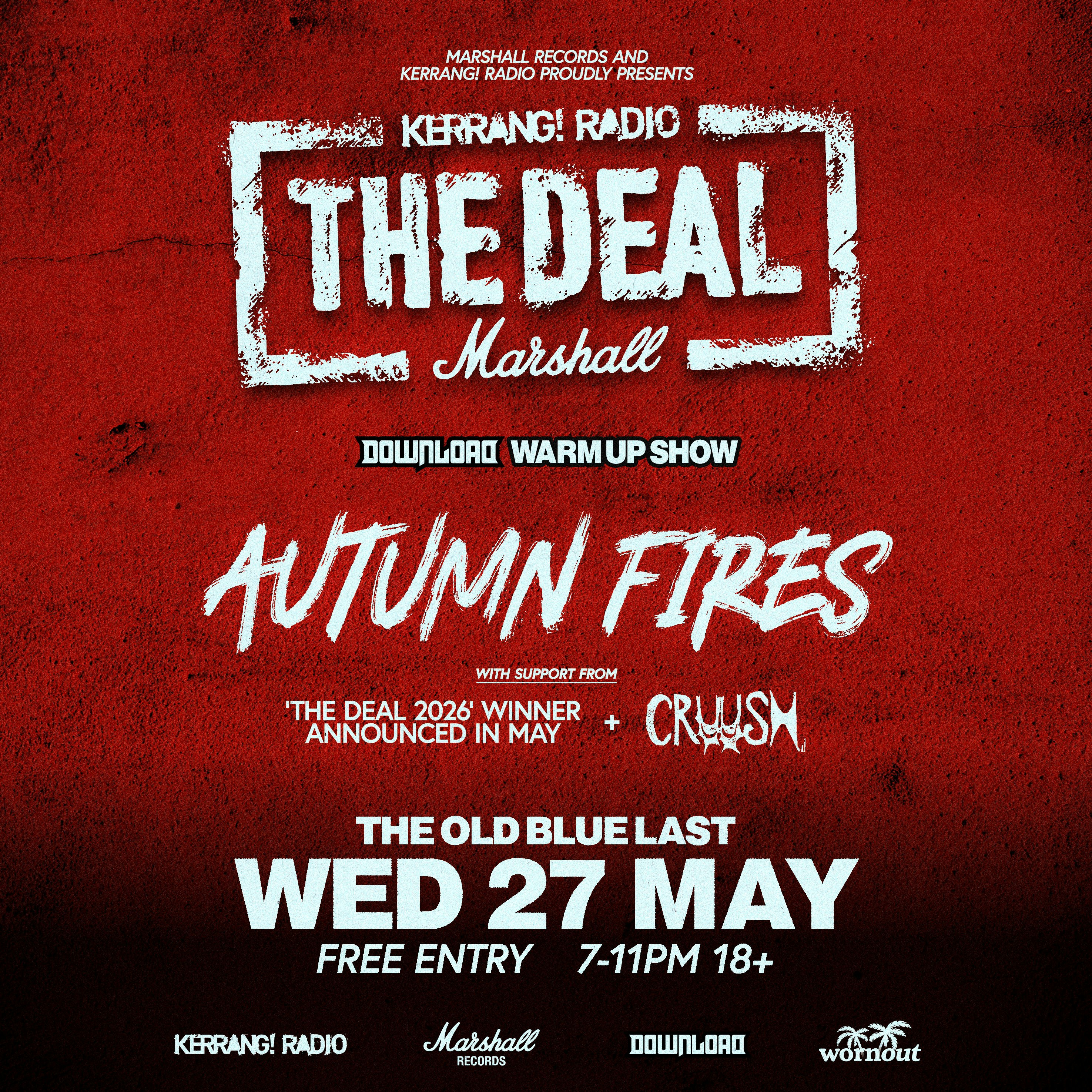 Marshall Records & Kerrang Radio presents…The Deal