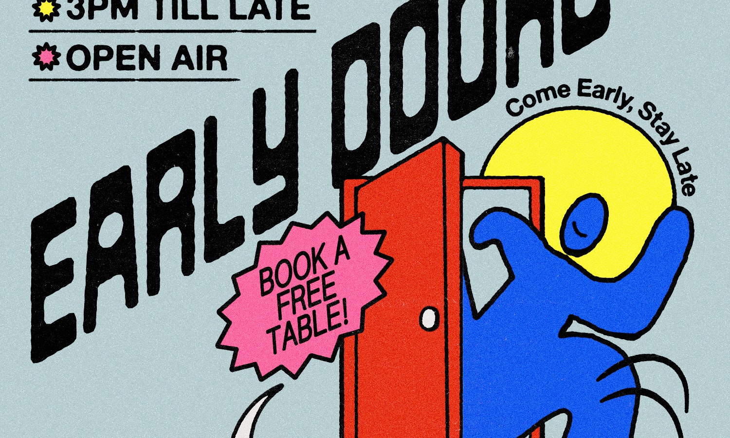 Early Doors: Free All Day Terrace