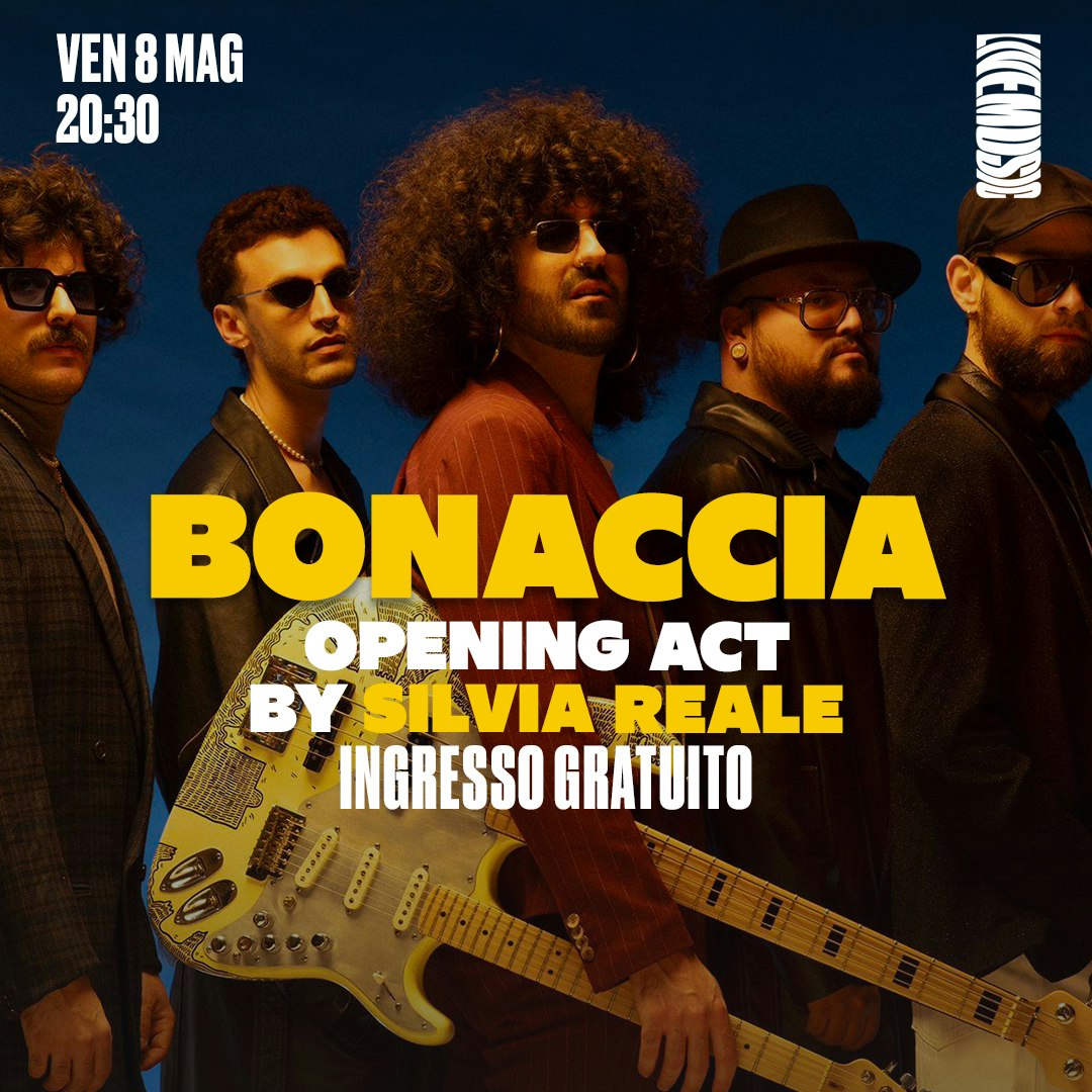 BONACCIA Live | opening SILVIA REALE