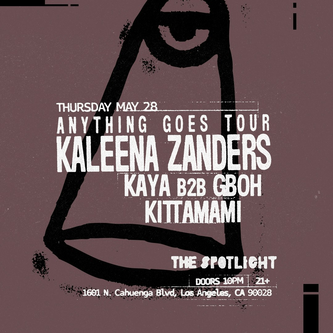 Kaleena Zanders: Anything Goes Tour