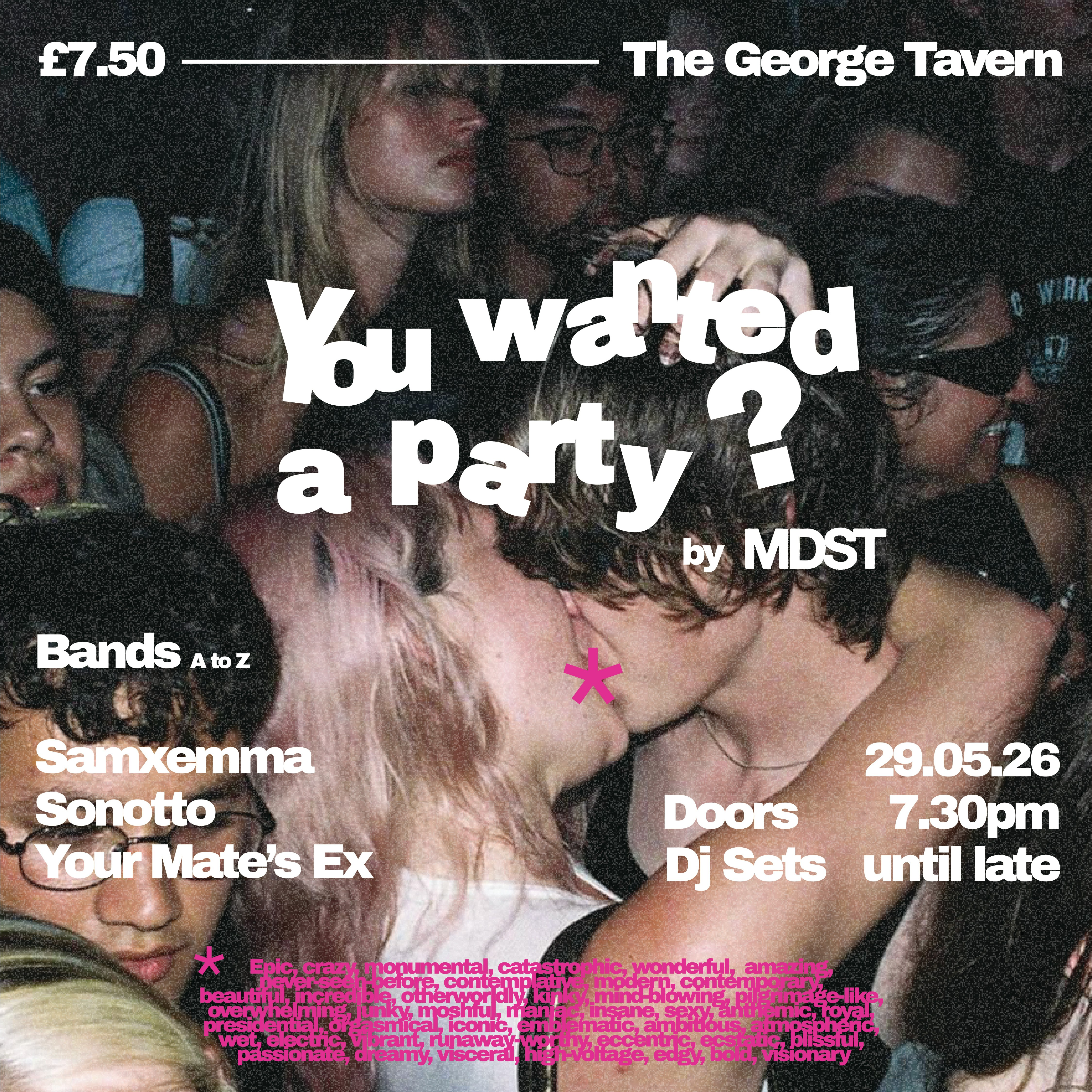 You Wanted a Party?