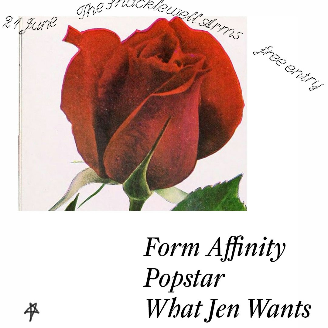 Form Affinity + Popstar + What Jen Wants