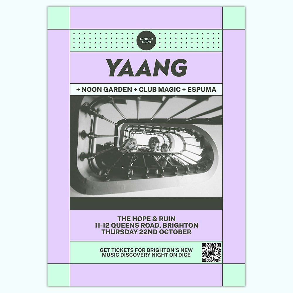 YAANG + Noon Garden + Club Magic + Espuma