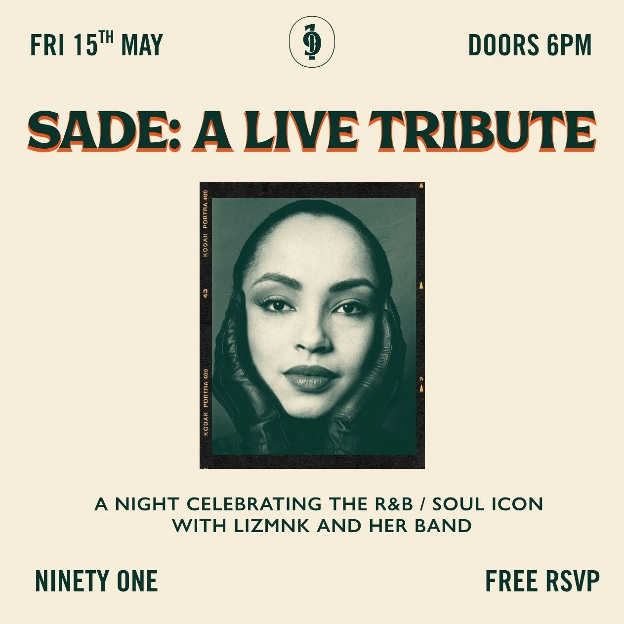 Sade: A Live Tribute w/ LIZMNK