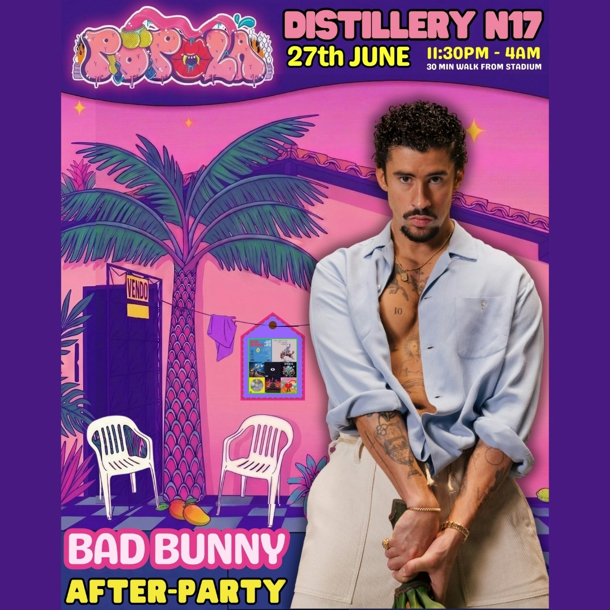 Bad Bunny Popola After Party