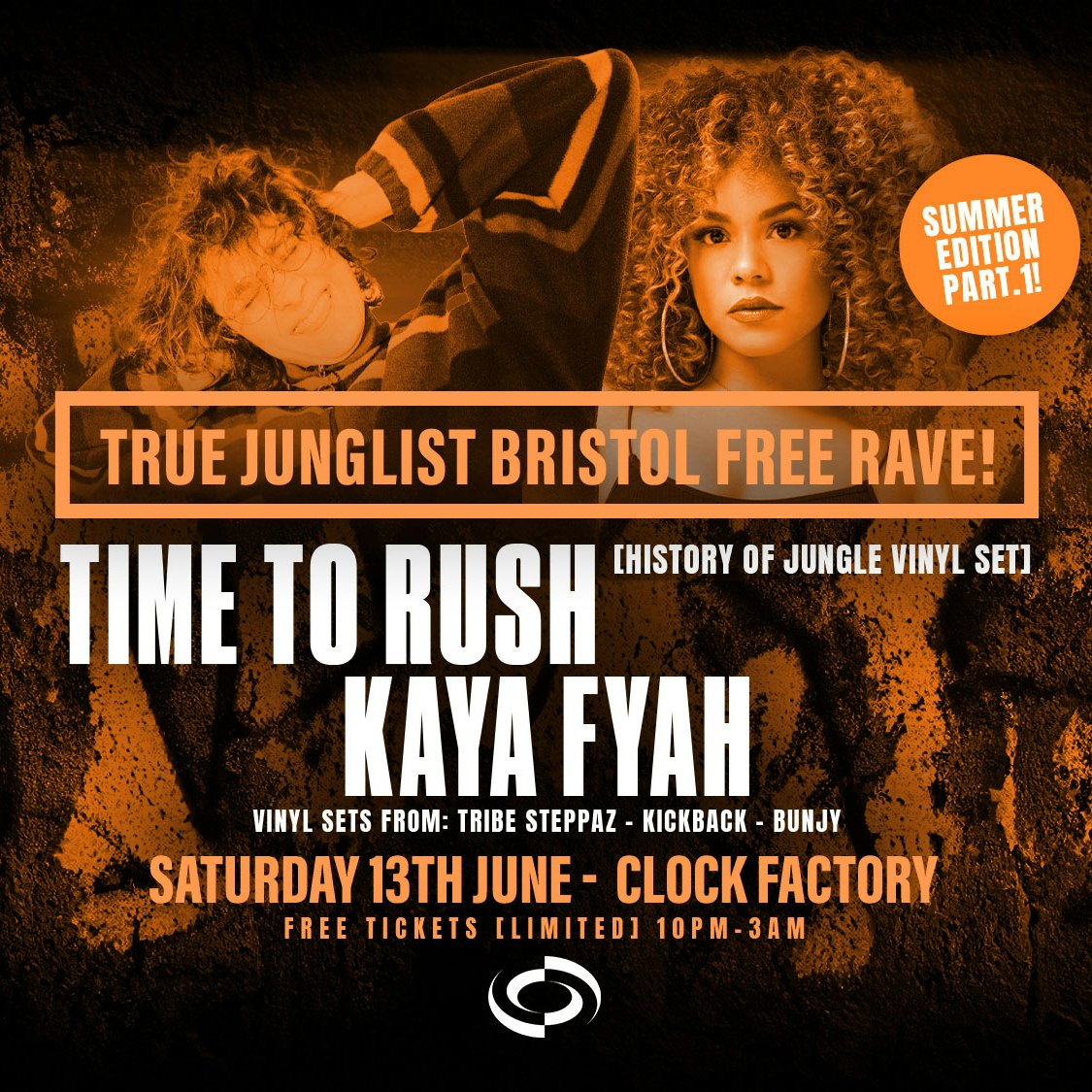 True Junglist FREE RAVE - Time to Rush (History of Jungle Vinyl Set) + Kaya Fyah