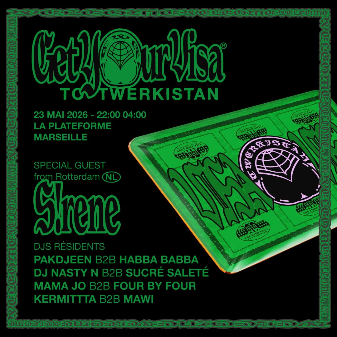 Get Your Visa to Twerkistan feat. S!RENE & TWK All Starz