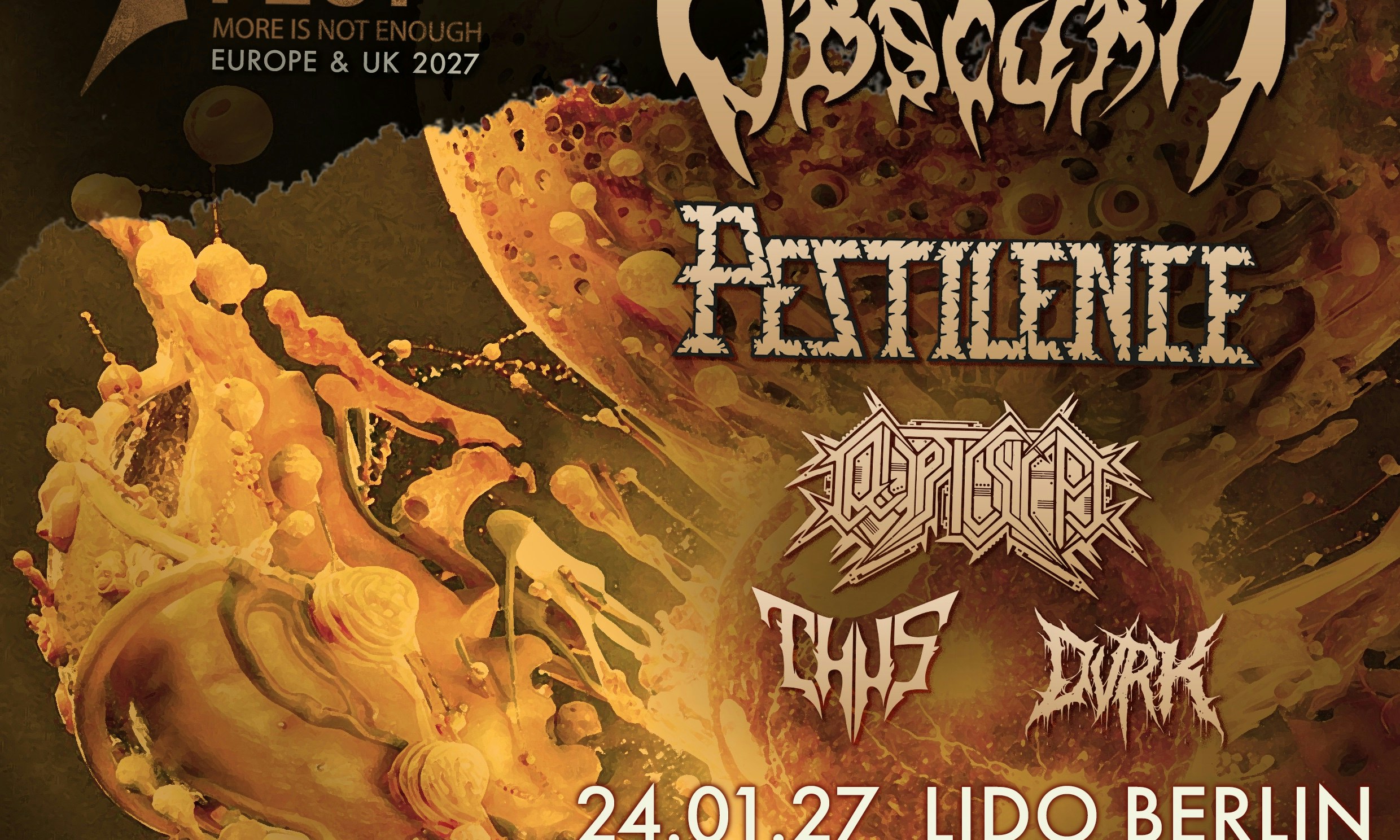 SHRED FEST feat. OBSCURA, PESTILENCE, CRYPTIC SHIFT