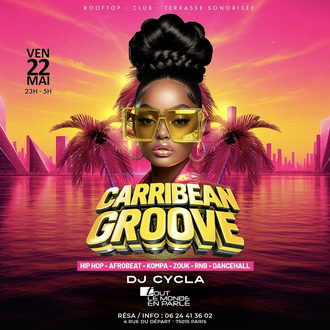 Caribbean groove sur les toits paris club rooftop