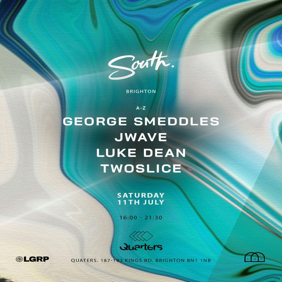 South: w/ Luke Dean, George Smeddles, JWave