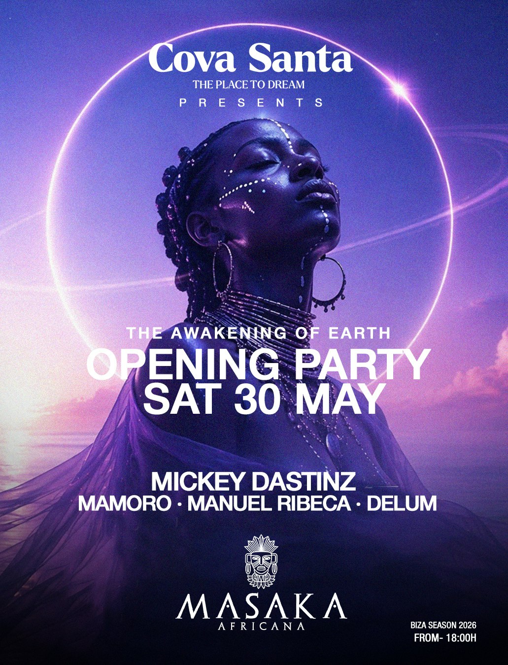 Masaka Africana Tickets | €40 | 30 May @ Cova Santa Ibiza, Ibiza