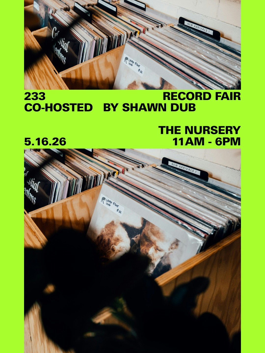 Image for Etc, 11:00 am, The Nursery 233 Record Fair
