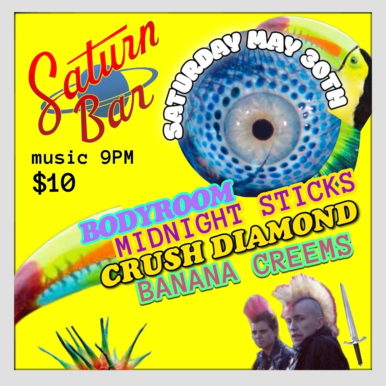 Bodyroom, Midnight Sticks, Crush Diamond, & more