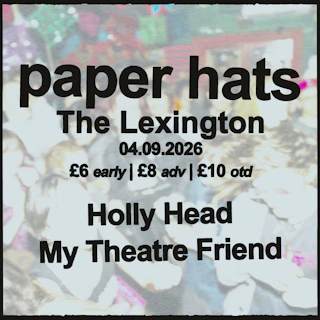 paper hats w/ Holly Head & My Theatre Friend