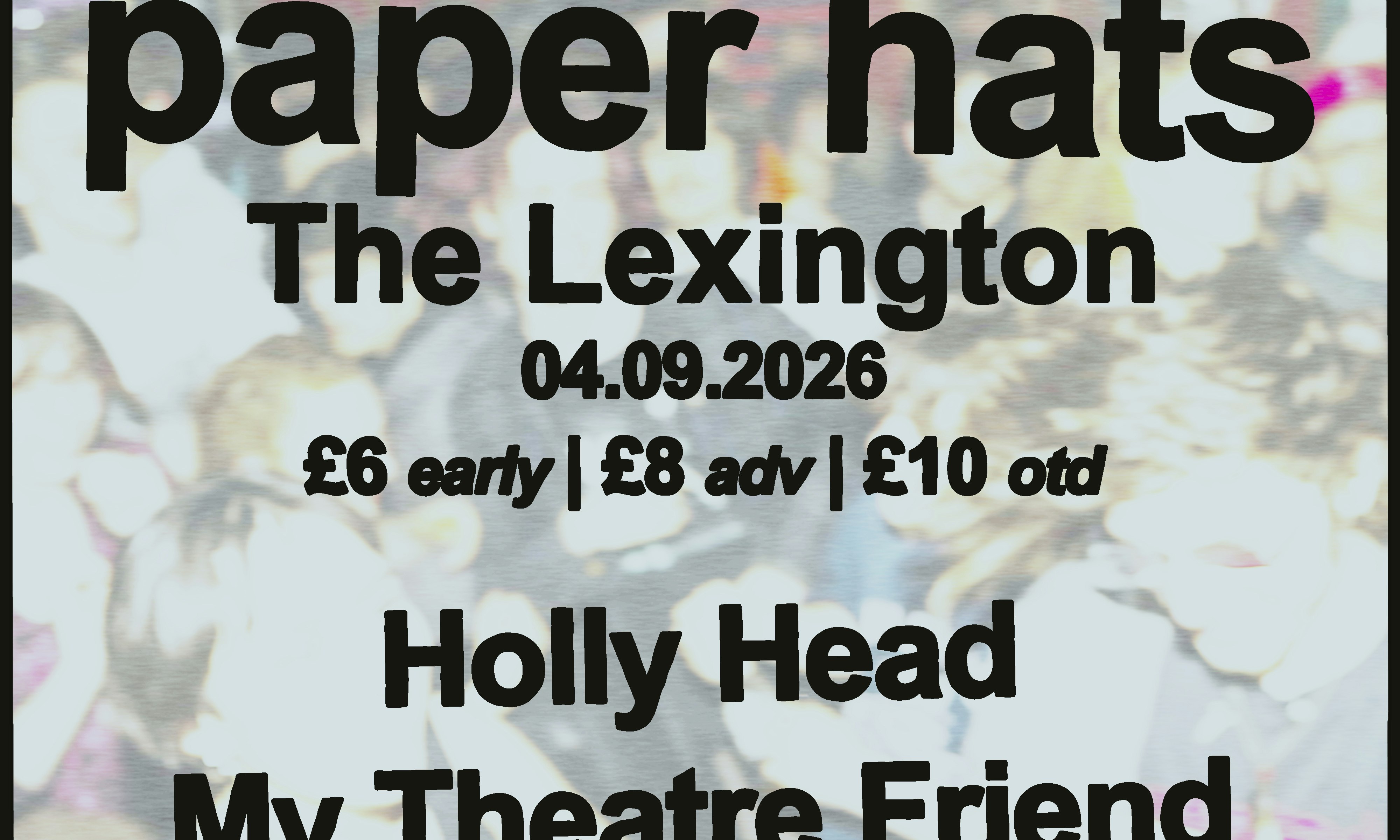 paper hats w/ Holly Head & My Theatre Friend