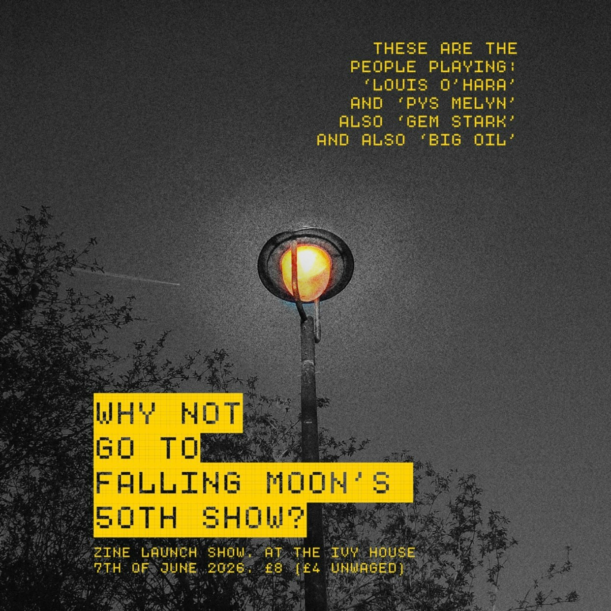 Falling Moon 50 w/ Louis O'Hara, Pys Melyn, Gem Stark & Big Oil