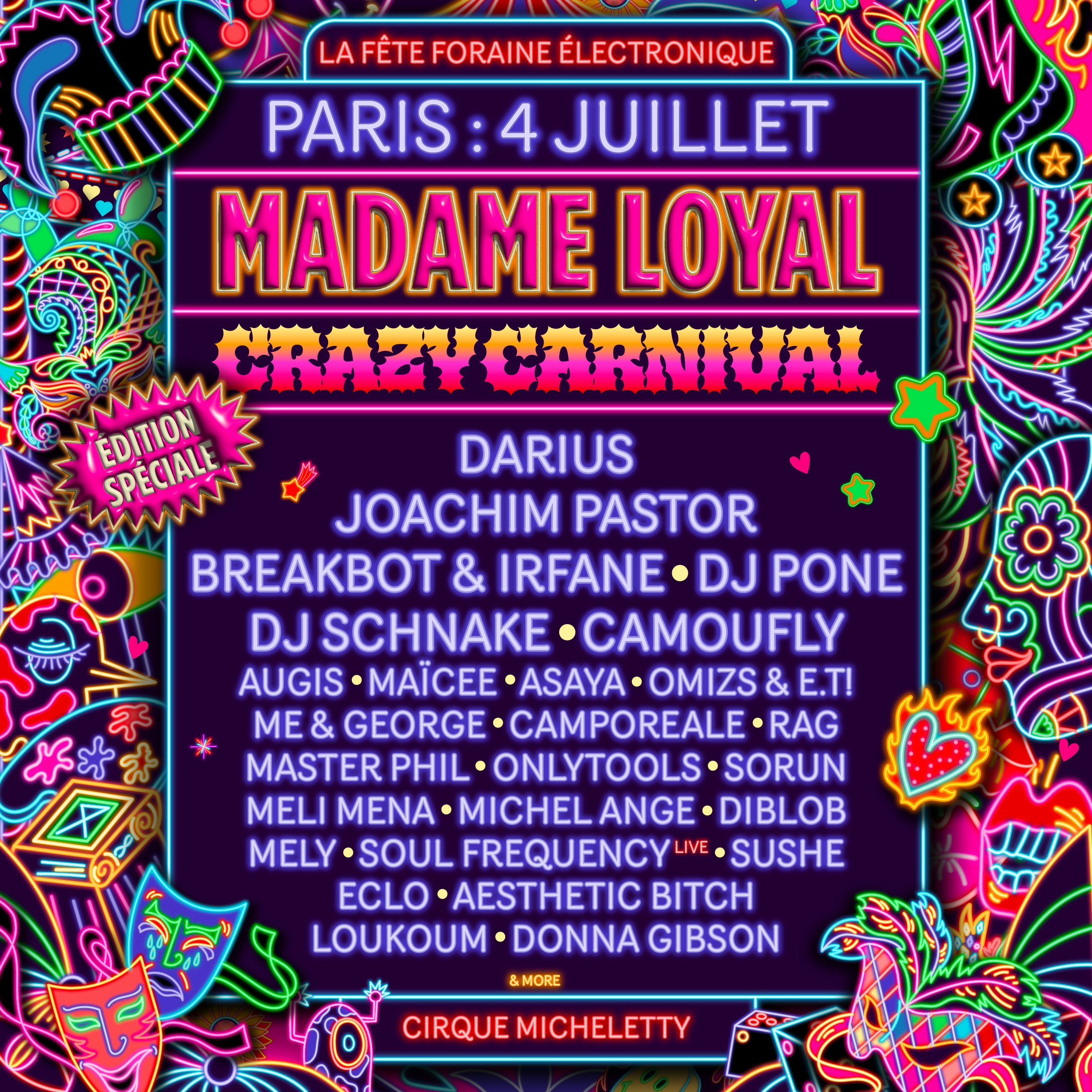 Madame Loyal Paris : Crazy Carnaval Edition