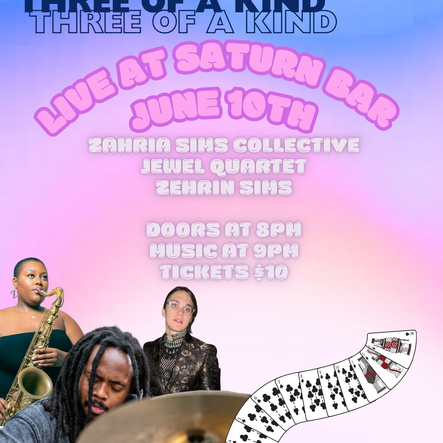 3 of a Kind- Zahria Sims, Jewel Quartet, Zehrin Sims