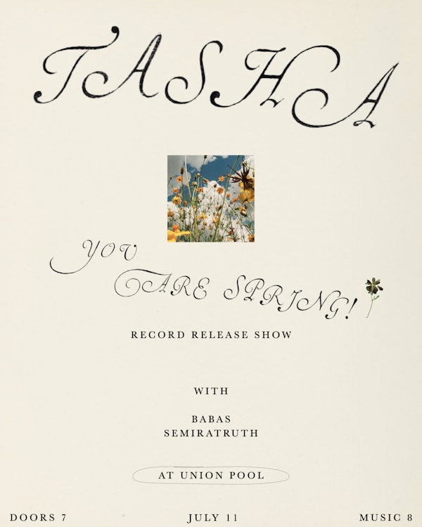 Tasha (Record Release) •