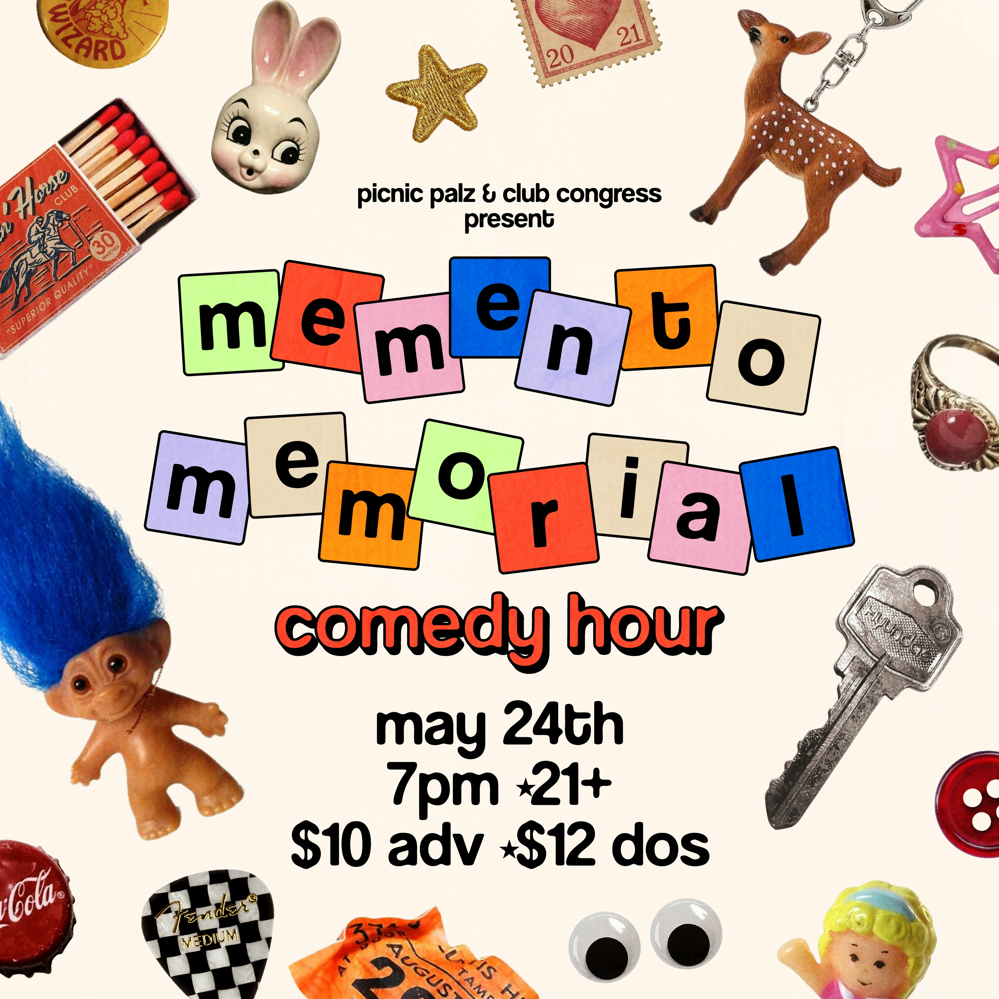 Memento Memorial Day Comedy Hour | Presented by Picnic Palz!
