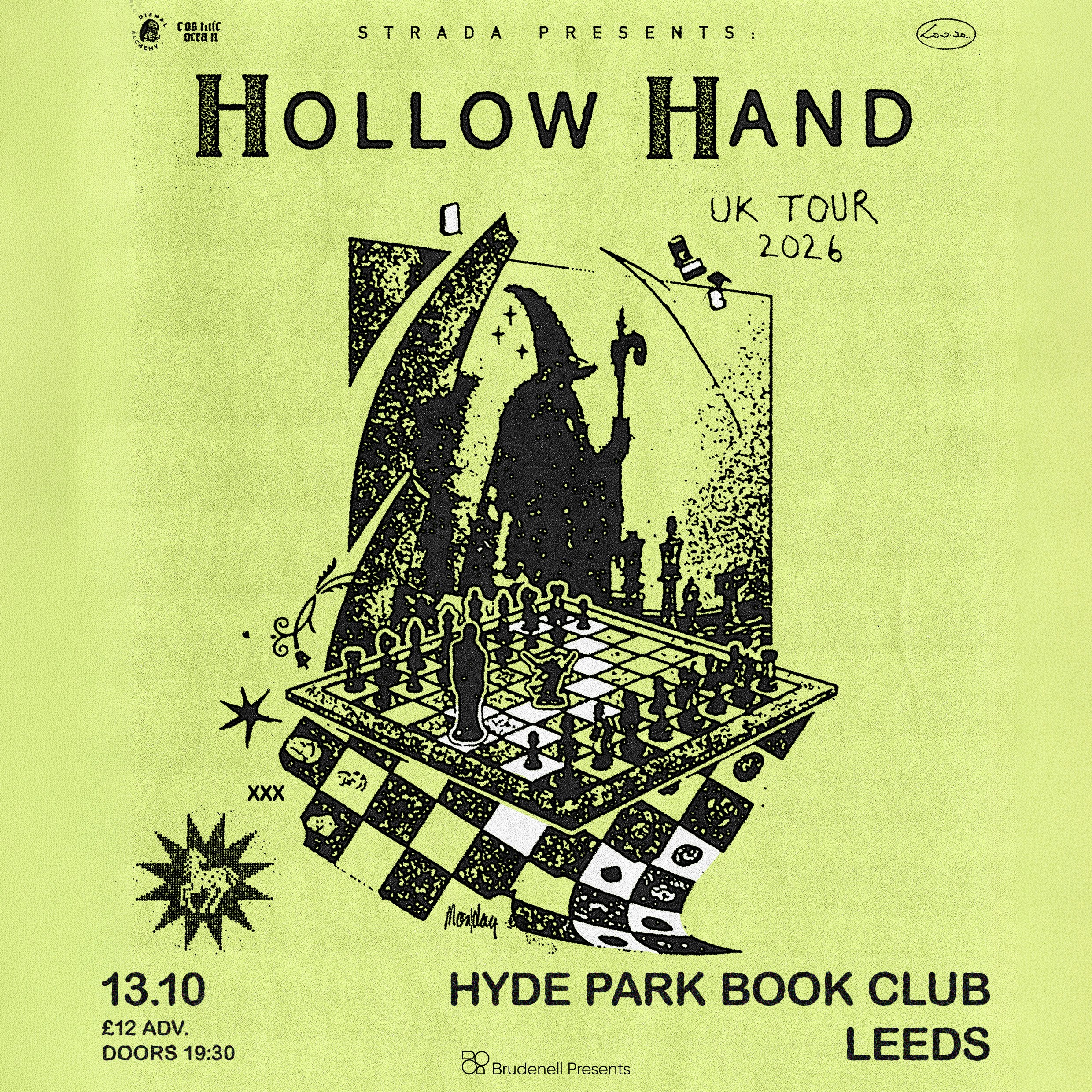 Hollow Hand Tickets | £13.20 | 13 Oct @ Hyde Park Book Club, Leeds