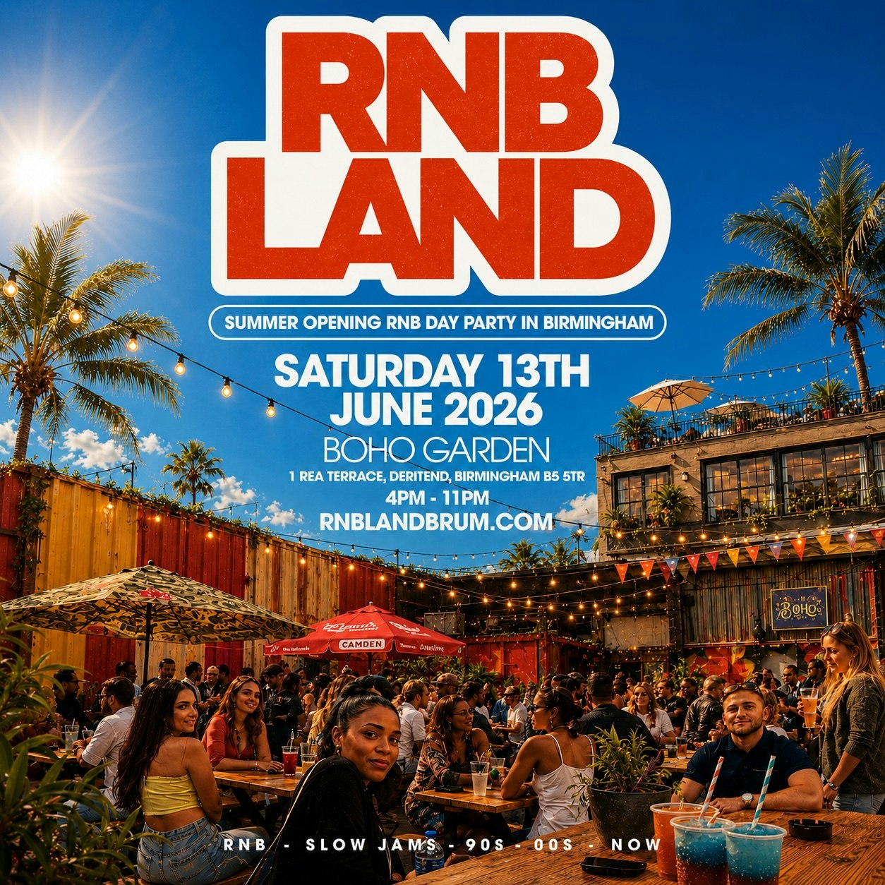 RNBLAND - Birmingham Summer RNB DAY PARTY