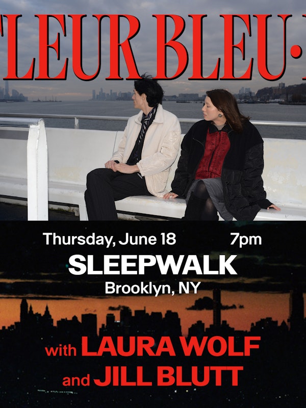 Fleur bleu·e, Laura Wolf, Jill Blutt