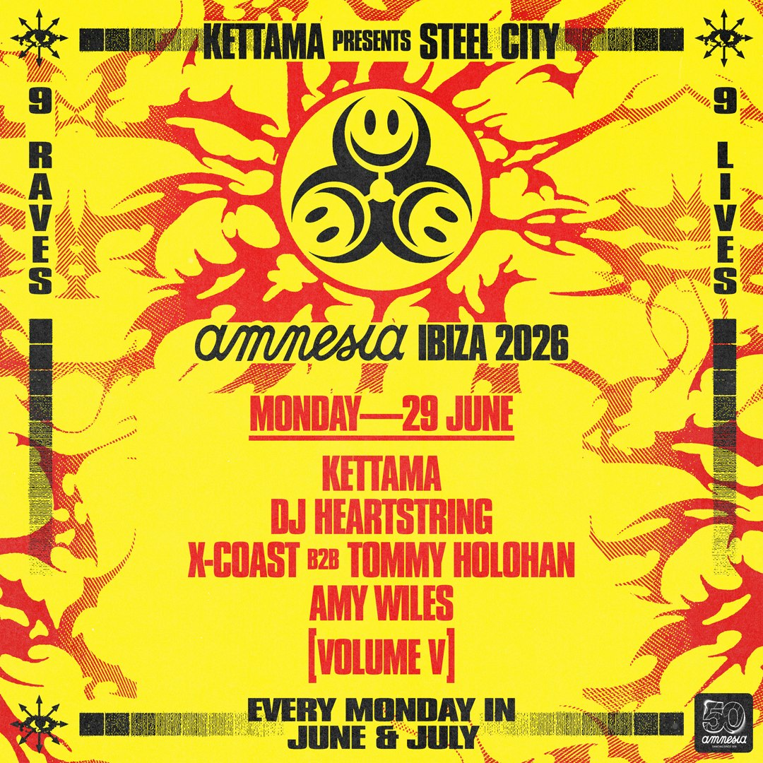 Steel City Tickets | €60 | 29 Jun @ Amnesia Ibiza, Ibiza | DICE
