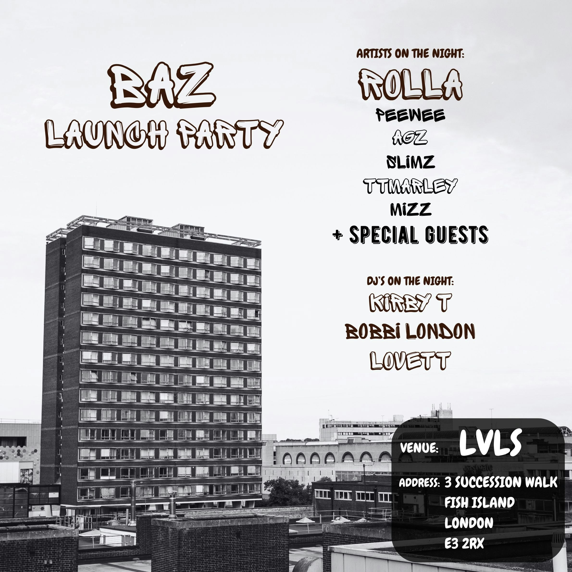 "BAZ" Mixtape Launch Party