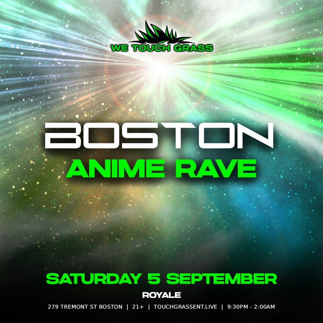 WeTouchGrass presents: Anime Rave Tickets | $32.86 | 5 Sept