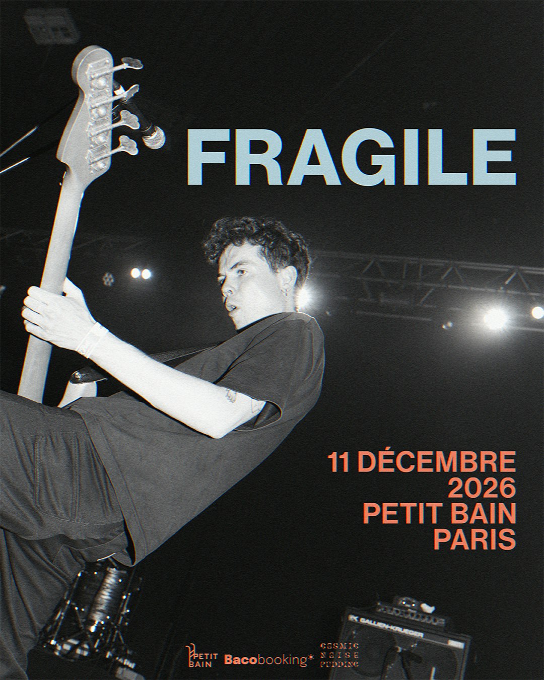 Affiche Fragile en concert au Petit Bain