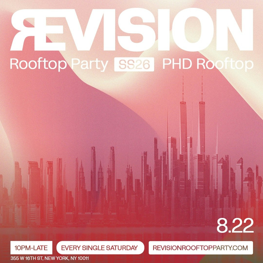 revision rooftop party // 08.22