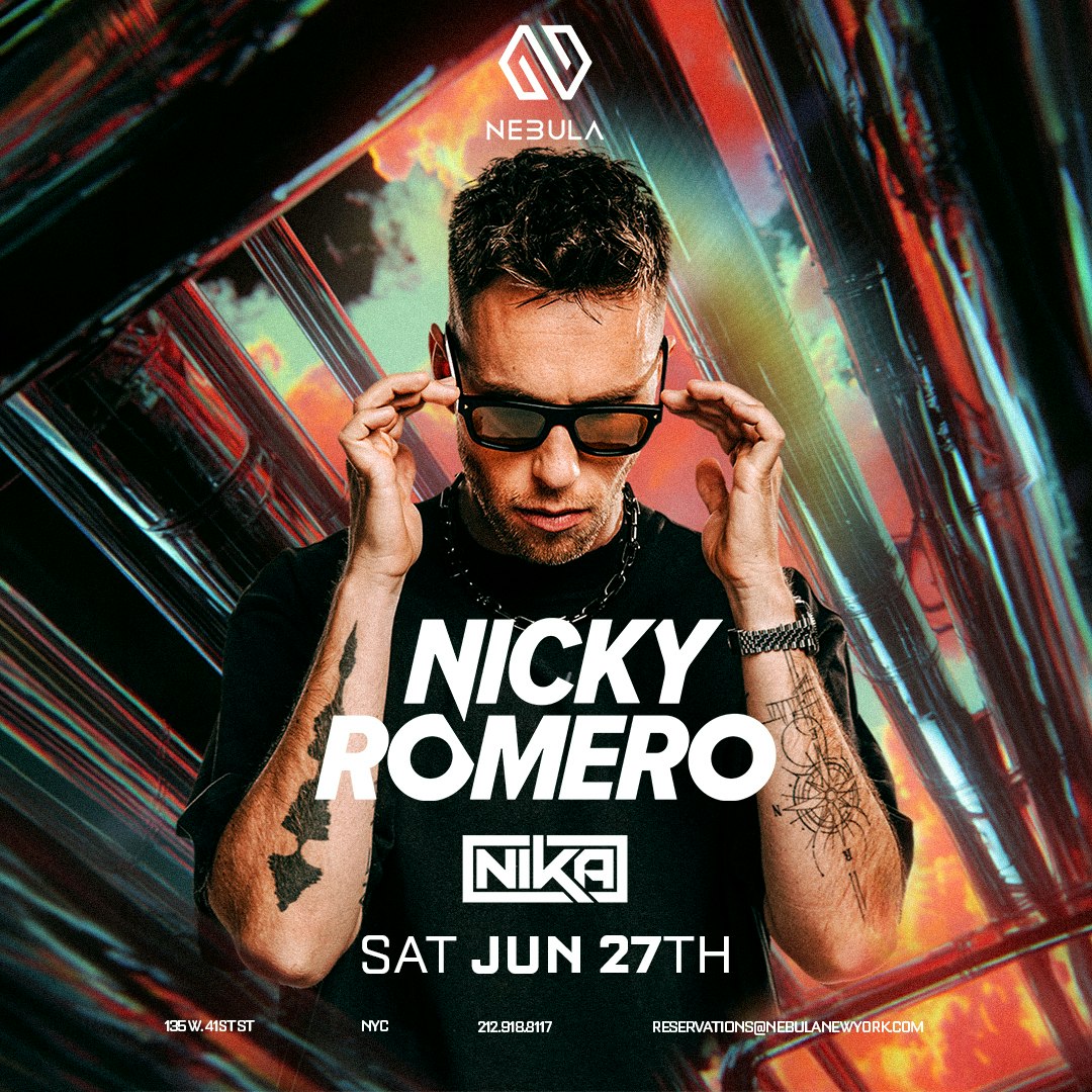 Nicky Romero Tickets | $33.07 | 27 Jun @ Nebula, New York | DICE