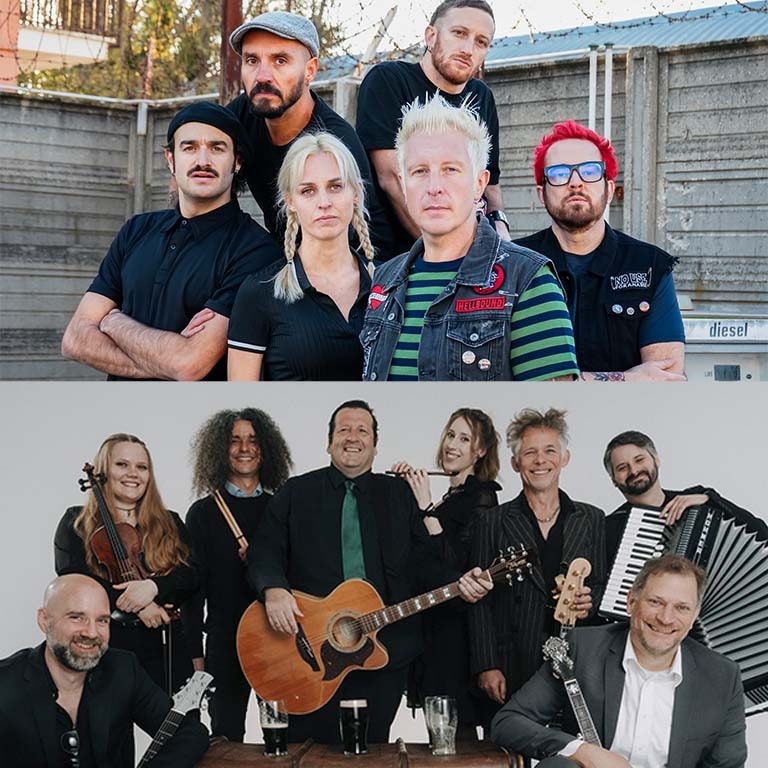 The Cloverhearts & Mr. Irish Bastard live à Paris