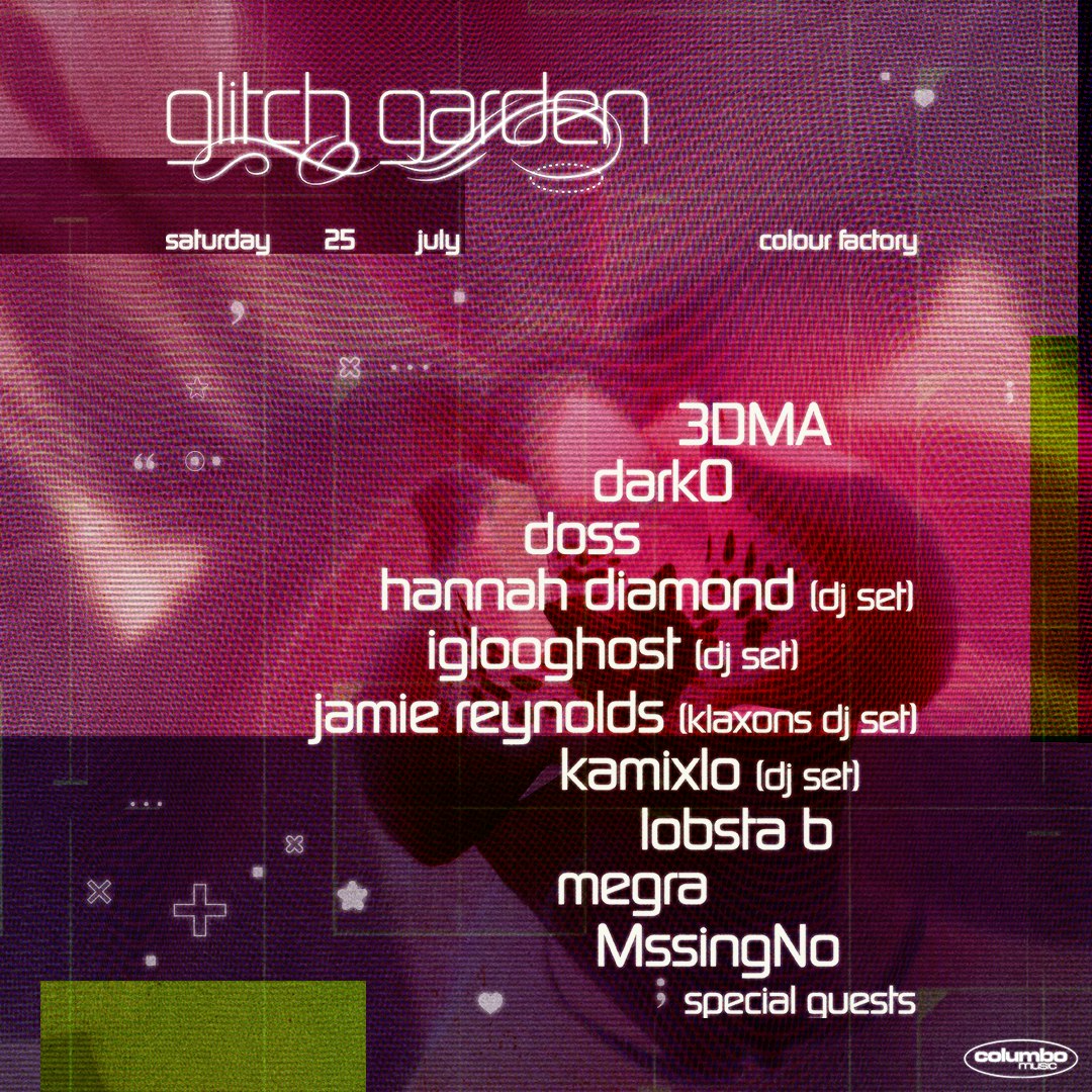Glitch Garden: Hannah Diamond, Iglooghost, Doss, MssingNo, Lobsta B, Dark0, Kamixlo + more