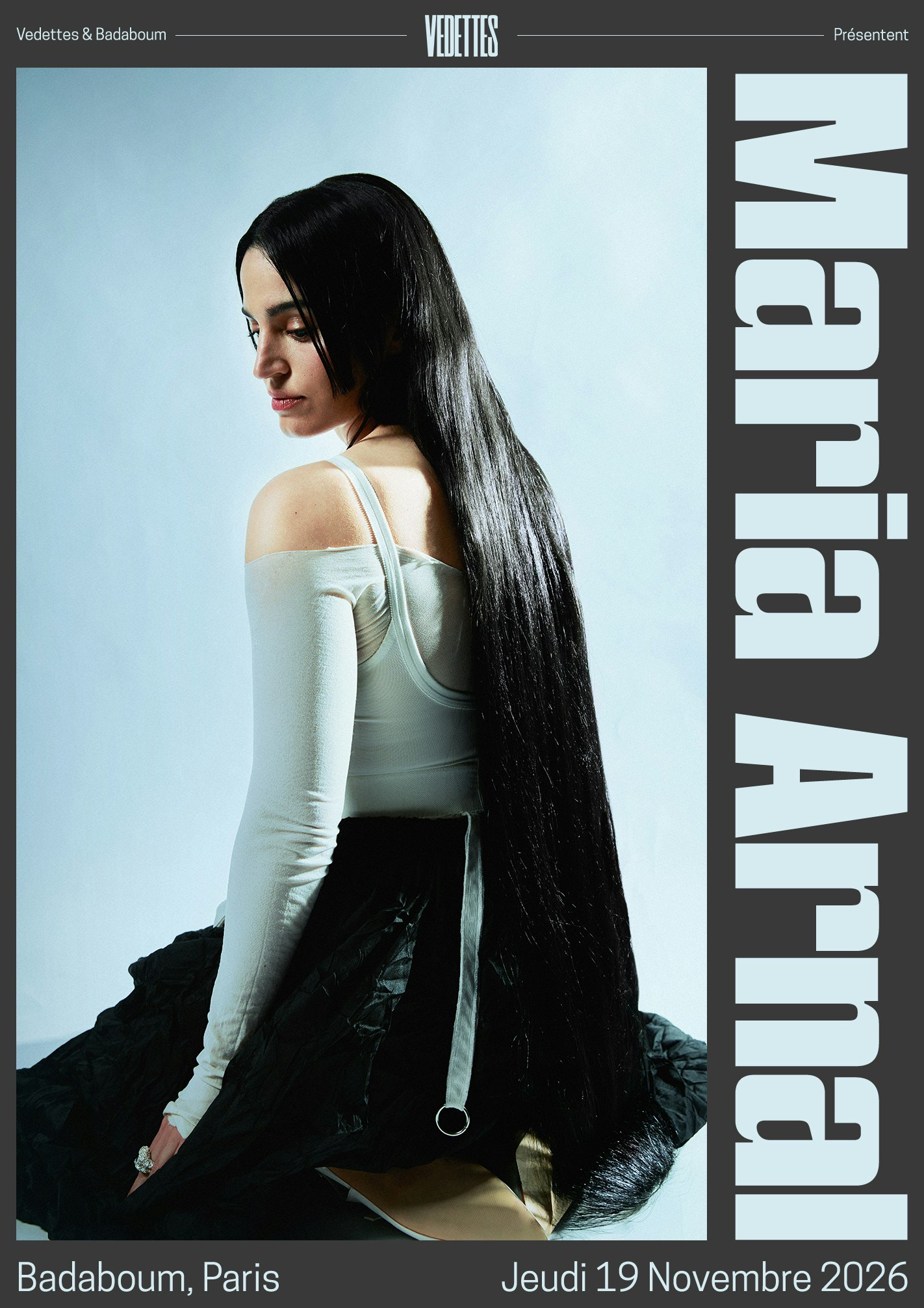 Affiche Maria Arnal en concert au Badaboum