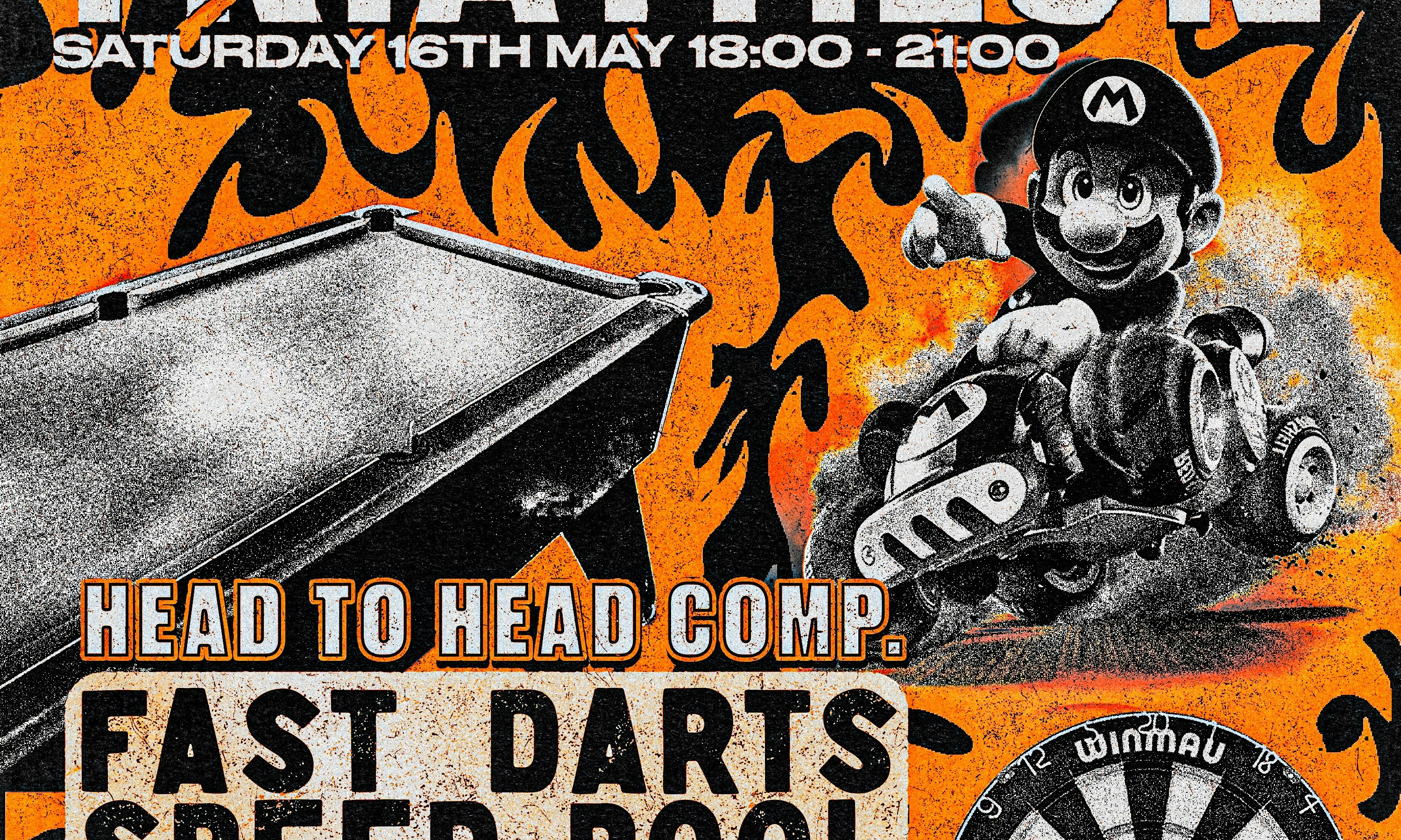 Pool / Darts / Mario Kart Triathlon