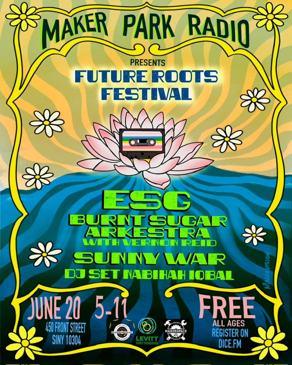 ESG, Burnt Sugar Arkestra feat. Vernon Reid, Sunny War, DJ