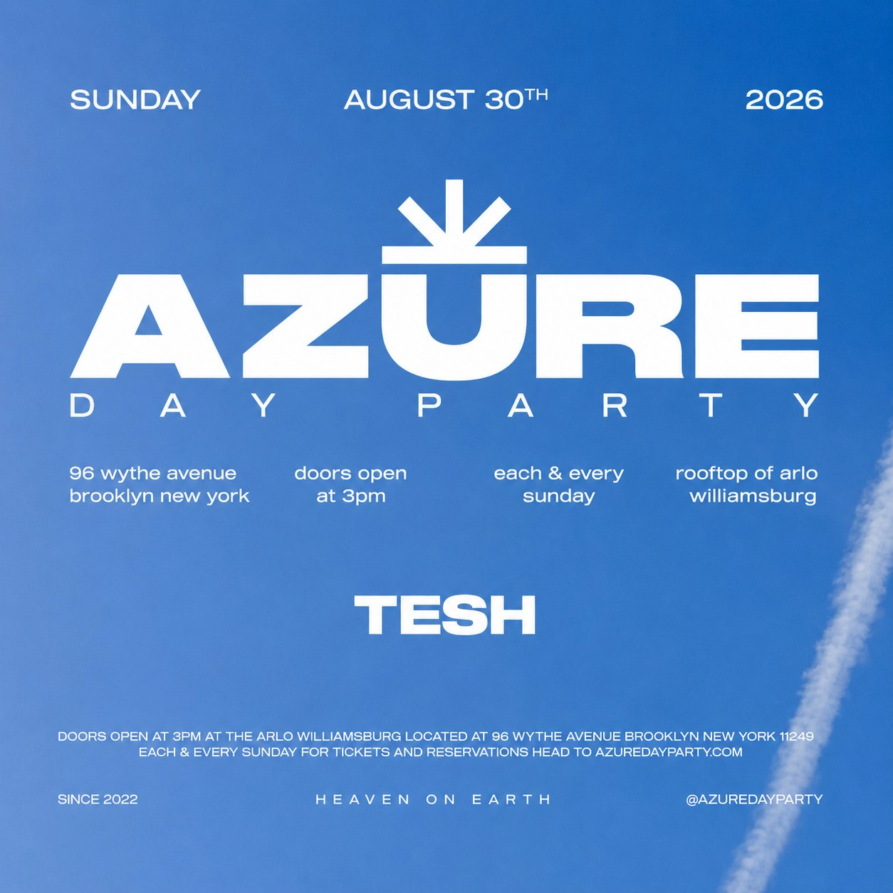 Azure Day Party August 30th