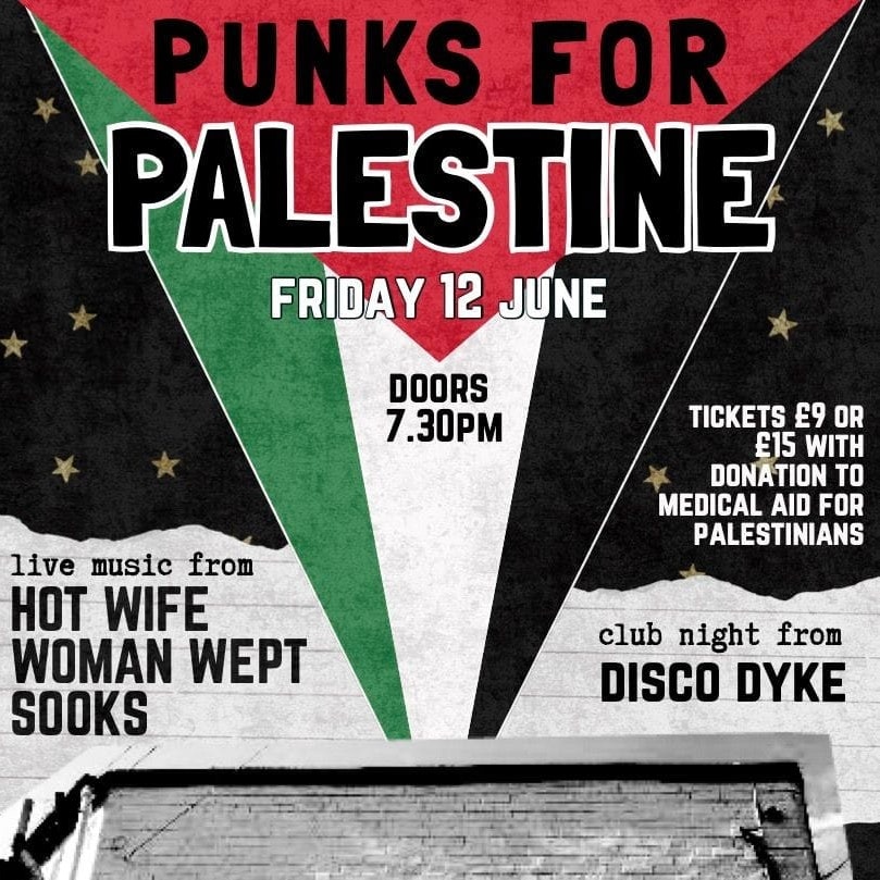 Punks For Palestine ft. Hot Wife + Special guests