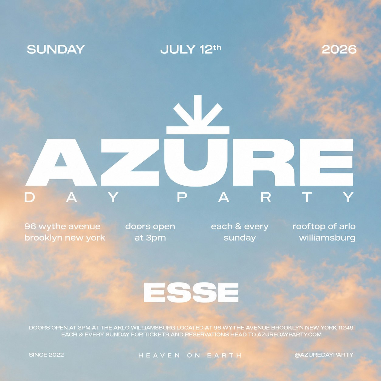 azure day party dress code Absolutely BEAUTIFUL out this past weekend. We've waited all year for this and Azure is finally back in full swing for summer in the city. These events sell out quickly, get tickets