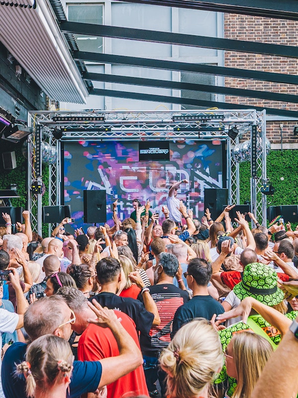 Trance Sanctuary Courtyard Party