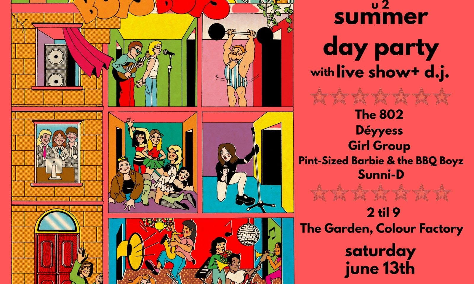 Boys Boys Boys Summer Party