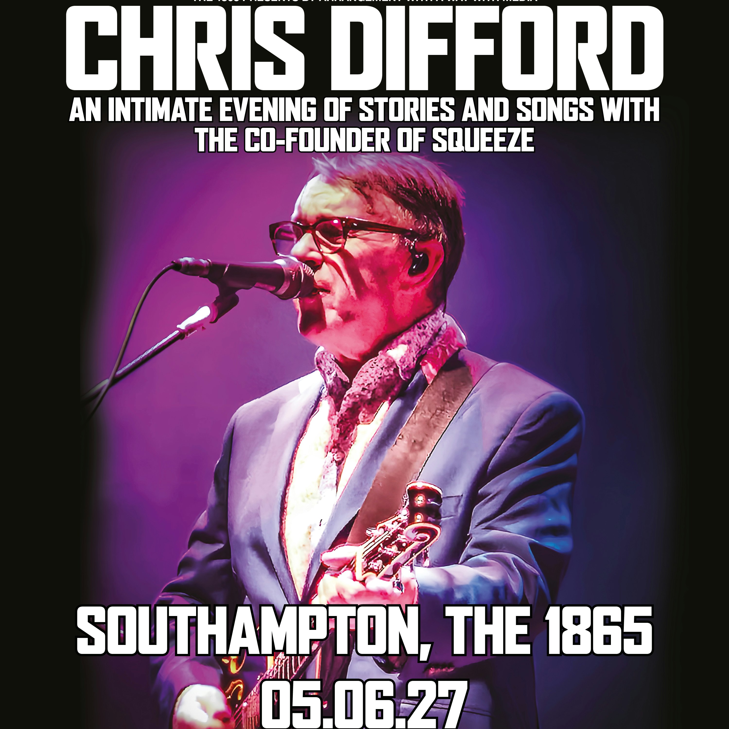 CHRIS DIFFORD: An Evening of Stories & Songs