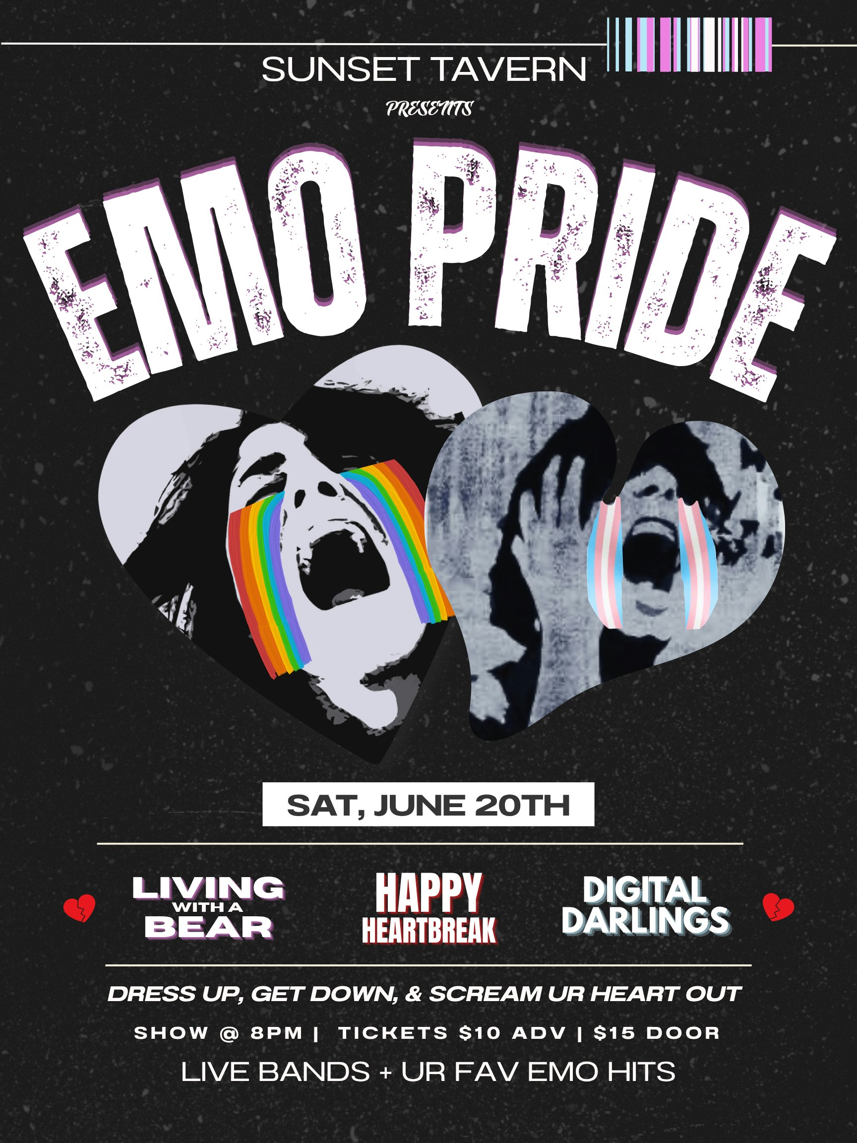 Emo Pride ft: Living With a Bear, Happy Heartbreak, Digital