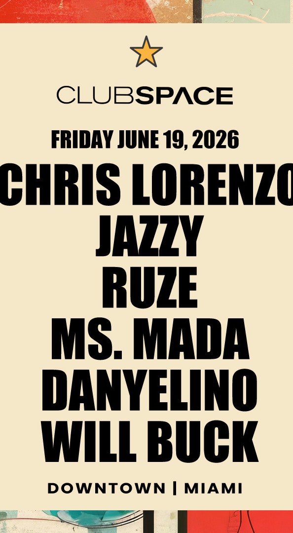 Chris Lorenzo, Jazzy & Ruze at Club Space