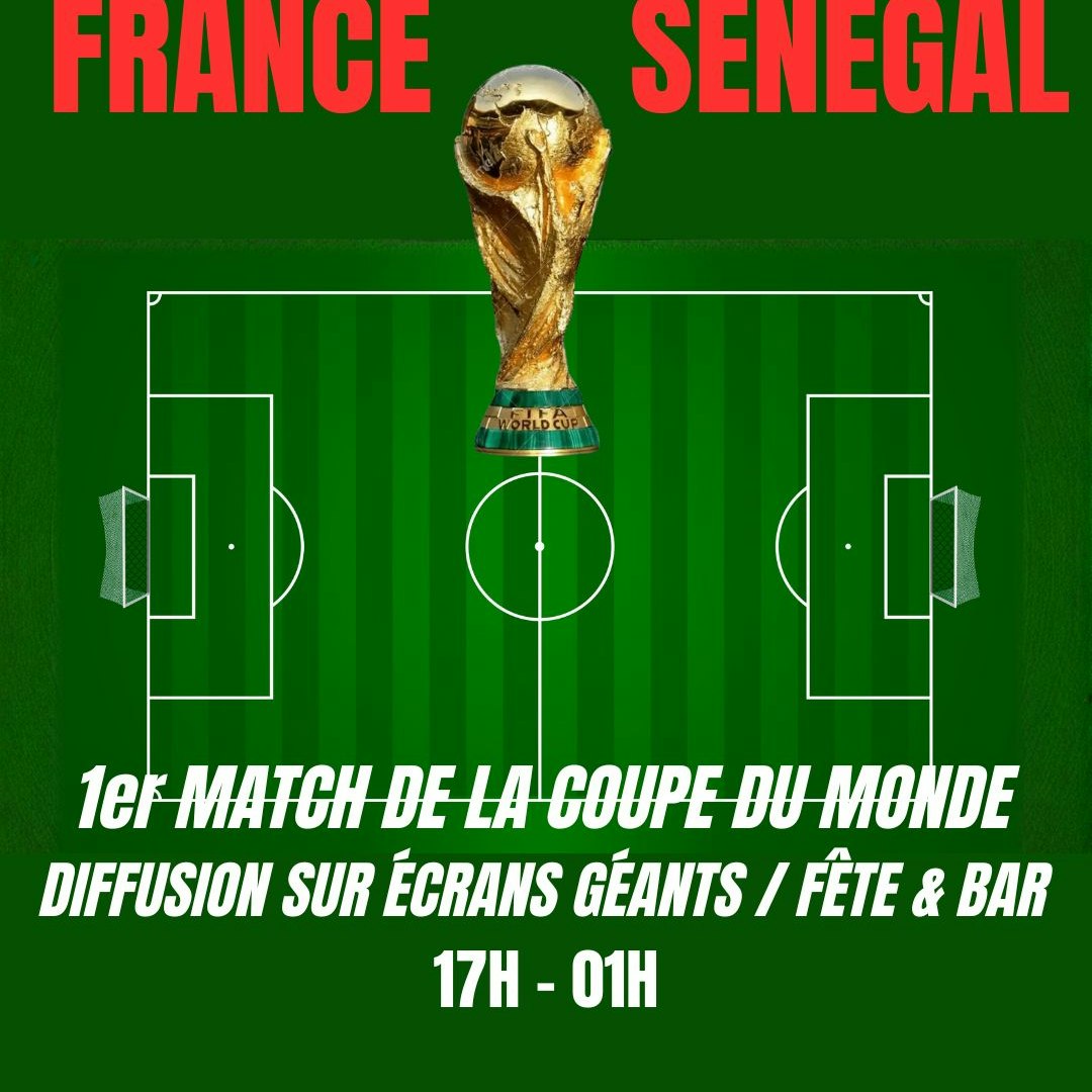 COUPE DU MONDE : FRANCE - SÉNÉGAL