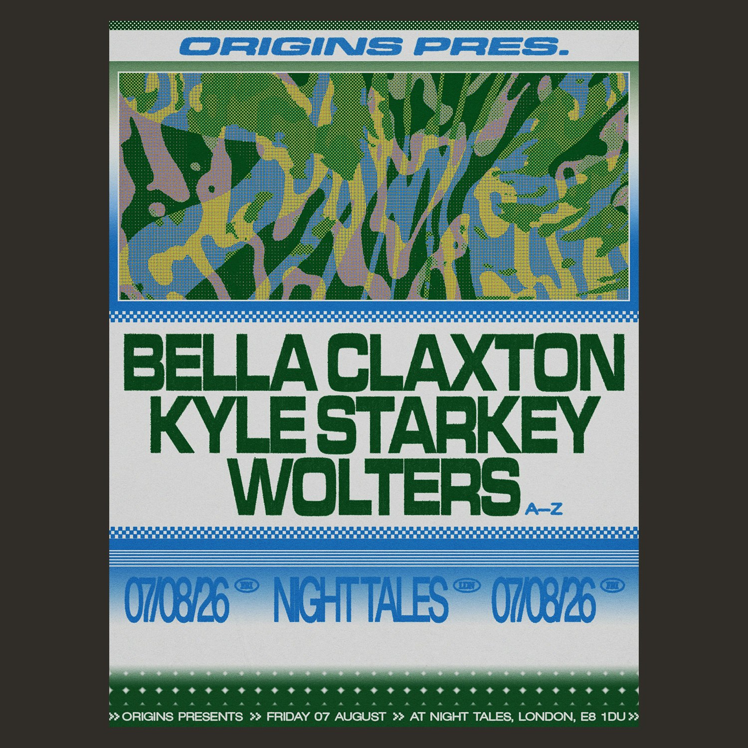 Origins: Kyle Starkey, Bella Claxton, Wolters